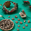 200Pcs Wood Acorn for Display Decorations AJEW-PH0008-19-2