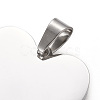 Tarnish Resistant 304 Stainless Steel Pendants STAS-F214-02P-3