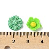 Luminous Opaque Resin Cabochons CRES-U006-01H-5