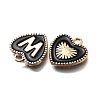 Alloy Enamel Pendants ENAM-K075-02G-01-2