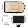 Polyester Envolope Travel Folding Clutch Bag ABAG-WH0035-030B-2