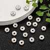 Brass Rhinestone Spacer Beads RB-A014-L6mm-28S-6