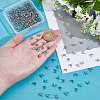 200Pcs 304 Stainless Steel Bead Tips STAS-UN0029-20-4