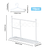 Iron Doll Clothes Rack & Hangers DJEW-FH0001-16B-2