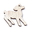 Undyed Wooden Big Pendants WOOD-S040-19-2