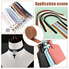 2 Rolls 2 Styles 3 Yards Double Face Imitation Leather Cord LC-WR0001-01B-4