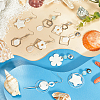 SUNNYCLUE DIY Star & Flower Natural Shell Dangle Earrings Making Kit DIY-SC0025-13-4