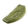 Natural Xiuyan Jade Massage Combs AJEW-K045-01A-2