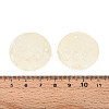 Spray Painted Natural Capiz Shell Disc Links Connector Charms SSHEL-T017-32H-3