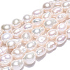 Natural Baroque Pearl Keshi Pearl Beads Strands PEAR-S020-F01-01-3