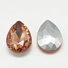Pointed Back Glass Rhinestone Cabochons RGLA-T081-13x18mm-08-2