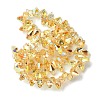 Transparent Electroplate Glass Beads Strands GLAA-K064-06A-HP01-2
