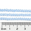 Baking Paint Transparent Glass Beads Strands DGLA-A034-J2mm-B10-5