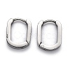 Tarnish Resistant 304 Stainless Steel Huggie Hoop Earrings STAS-J033-11A-P-2