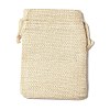 12Pcs 12 Styles Valentine's Day Printed Rectangle Burlap Cloth Packing Pouches ABAG-U006-02A-3