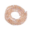 Electroplate Glass Beads Strands EGLA-A044-T2mm-L20-3