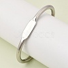 304 Stainless Steel Cuff Bangles BJEW-D408-31P-1