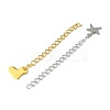 20Pcs 10 Style 304 Stainless Steel Curb Chain Extender STAS-FS0001-37-4