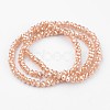 Electroplate Glass Beads Strands EGLA-P018-4mm-FR-A05-2