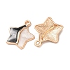 Alloy Enamel Pendants FIND-K030-02A-G-2