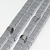 Electroplate Non-magnetic Synthetic Hematite Beads Strands G-J170A-2x2mm-M-2