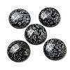 Natural Snowflake Obsidian Cabochons G-C115-02B-14-1