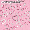 48Pcs 12 Style 304 Stainless Steel and 201 Stainless Steel 
Linking Rings STAS-PH0004-23-6