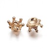 Alloy Bead Cap Pendant Bails PALLOY-F247-01LG-2