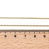 304 Stainless Steel Boston Chain Necklaces STAS-O053-16G-3