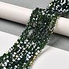 Transparent Electroplate Glass Beads Strands EGLA-A039-T2mm-B25-4