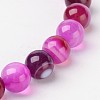 Natural Striped Agate/Banded Agate Beads X-AGAT-8D-5-3