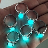 Synthetic Luminous Stone Oval Finger Ring LUMI-PW0001-116-2