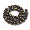 Buddhist Glass Beads Strands GLAA-S174-10mm-01-2