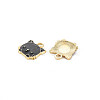 Eco-Friendly Zinc Alloy  Pendants ENAM-R051-01-01G-01-NR-4