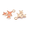 Alloy Enamel Pendants ENAM-T020-38B-RS-2