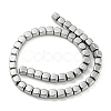 Electroplated Synthetic Non-magnetic Hematite Beads Strands G-Z032-F02-07P-2