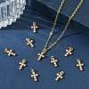 SHEGRACE Brass Micro Pave Cubic Zirconia Pendants XGRQ3D520-491G-5