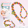2Pcs 2 Style Plastic Round Beaded Purse Straps AJEW-PH0018-22-4