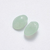 Spray Painted Imitation Jade Glass Charms GLAA-R211-05-J01-2