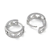Hollow Heart Brass Hoop Earrings EJEW-L292-014P-2