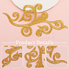 8 Pairs Ethnic Style Flower Pattern Computerized Embroidery Appliques PATC-GF0001-84B-6
