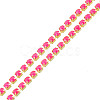 Brass Rhinestone Strass Chains CHC-N017-003B-B05-2
