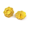Brass Bead Caps Cabochon Settings KK-G502-15C-G-2