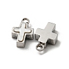 304 Stainless Steel Shell Charms STAS-L022-014P-2