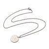 Non-Tarnish Constellation Pendant Necklaces NJEW-S422-04P-10-3