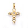 304 Stainless Steel Pendants STAS-E439-72G-2