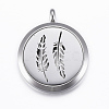 316 Surgical Stainless Steel Diffuser Locket Pendants STAS-H404-12-1