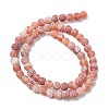 Natural Weathered Agate Beads Strands G-L534-08-6mm-5