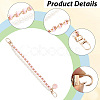 2Pcs 2 Colors Alloy Flower Phone Hand Strap Chains AJEW-SC0004-10B-3
