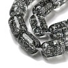 Transparent Crackle Glass Beads Strands X-GLAA-NH0001-04D-3